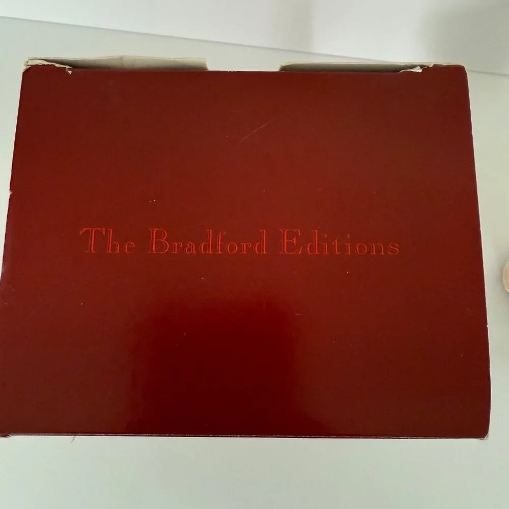 Bradford Editions Joyous Friendships At Christmas Santa Ornament Hand-Painted Co